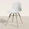 Eetkamerstoel - Scandinavisch Design - Houten Poten - Set van 4 - Skögur image 7