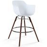 Barstoel - Scandinavisch Design - Poten van Donker Hout - Nordika image 7