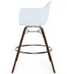 Barstoel - Scandinavisch Design - Poten van Donker Hout - Nordika image 7