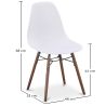 Eetkamerstoelen - Scandinavisch Design - Donkere Houten Poten - Skögur image 7