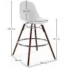 Barkruk - Scandinavisch Design - Donkere Houten Poten - Skögur image 7