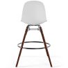 Barkruk - Scandinavisch Design - Donkere Houten Poten - Skögur image 7