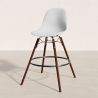 Barkruk - Scandinavisch Design - Donkere Houten Poten - Skögur image 7