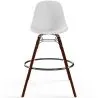 Eetkamerkrukken - Scandinavisch Design - Donkere Houten Poten - Set van 4 - Skögur image 7