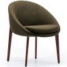 Gestoffeerde Eetkamerstoel met Houten Poten - Modern Design voor Luxe Restaurants en Hotels image 7