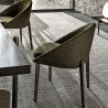 Gestoffeerde Eetkamerstoel met Houten Poten - Modern Design voor Luxe Restaurants en Hotels image 7