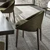 Gestoffeerde Eetkamerstoel met Houten Poten - Modern Design voor Luxe Restaurants en Hotels image 7