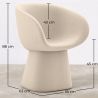 Sculpturale Ontwerpfauteuil Gestoffeerd - Voor Hotels, Restaurants en Luxe Ruimtes - Ideali image 7