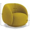 Omsluitende Gestoffeerde Fauteuil - Modern Gebogen Stijl - Bobby image 7