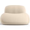 Moderne Minimalistische Fauteuil met Gebogen Design en Fluwelen Bekleding - Comfort en Hedendaagse Stijl - Büba image 7