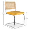 Eetkamerstoel - Bekleed met fluweel - Hout en rotan - New Edition - Martha image 7