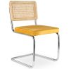 Eetkamerstoel - Bekleed met fluweel - Hout en rotan - New Edition - Martha image 7
