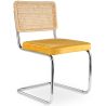 Eetkamerstoel - Bekleed met fluweel - Hout en rotan - New Edition - Martha image 7