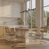 Eetkamerstoel - Vintage Ontwerp - Hout en Rotan - Nieuwe Editie - Bruna image 7