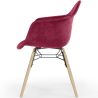 Fluwelen Eetkamerstoel - Scandinavisch Design en Houten Poten - Nordika image 7
