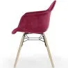 Fluwelen Eetkamerstoel - Scandinavisch Design en Houten Poten - Nordika image 7