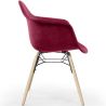 Fluwelen Eetkamerstoel - Scandinavisch Design en Houten Poten - Nordika image 7