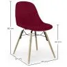 Fluwelen Eetkamerstoel - Scandinavisch Design en Houten Poten - Skögur image 7