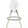 Fluwelen Barkruk - Scandinavisch Design en Houten Poten - Skögur image 7