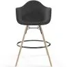 Fluwelen Barkruk - Scandinavisch Design en Houten Poten - Nordika image 7