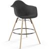 Fluwelen Barkruk - Scandinavisch Design en Houten Poten - Nordika image 7