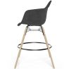 Fluwelen Barkruk - Scandinavisch Design en Houten Poten - Nordika image 7