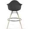Fluwelen Barkruk - Scandinavisch Design en Houten Poten - Nordika image 7