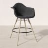 Fluwelen Barkruk - Scandinavisch Design en Houten Poten - Nordika image 7