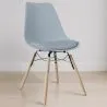 Eetkamerstoel met Kussen - Scandinavisch Design en Houten Poten - Skögur image 7