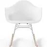 Schommelstoel - Scandinavisch Design - Houten en Metalen Poten - Nordika image 7
