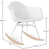 Schommelstoel - Scandinavisch Design - Houten en Metalen Poten - Nordika image 7