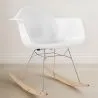 Schommelstoel - Scandinavisch Design - Houten en Metalen Poten - Nordika image 7