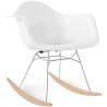 Schommelstoel - Scandinavisch Design - Houten en Metalen Poten - Nordika image 7