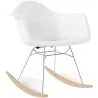 Schommelstoel - Scandinavisch Design - Houten en Metalen Poten - Nordika image 7