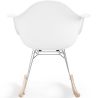 Schommelstoel - Scandinavisch Design - Houten en Metalen Poten - Nordika image 7