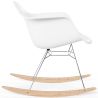 Schommelstoel - Scandinavisch Design - Houten en Metalen Poten - Nordika image 7