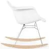 Schommelstoel - Scandinavisch Design - Houten en Metalen Poten - Nordika image 7