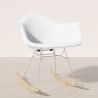Schommelstoel - Scandinavisch Design - Houten en Metalen Poten - Nordika image 7