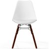 Eetkamerstoel met Kussen - Scandinavisch Design en Donkere Houten Poten - Skögur image 7