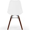 Eetkamerstoel met Kussen - Scandinavisch Design en Donkere Houten Poten - Skögur image 7