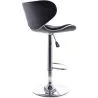Draaibare barkruk met rugleuning - Curve Back image 7