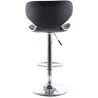 Draaibare barkruk met rugleuning - Curve Back image 7