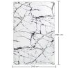 Groot Vloerkleed met Modern Design en Marmerlook - (290x200 cm) - Calico image 7