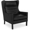 Fauteuil met armleggers - Retro Stijl - Bekleed in Leder - Michal image 7