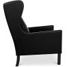 Fauteuil met armleggers - Retro Stijl - Bekleed in Leder - Michal image 7