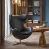 Fauteuil met armleuningen - Bekleed met lakleer - Egg Design - Brave - Eny image 7