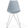 Eetkamerstoel met Kussen - Scandinavisch Design en Zwarte Metalen Poten - Skögur image 7