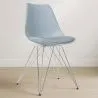 Eetkamerstoel met Kussen - Scandinavisch Design en Metalen - Skögur image 7