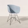 Eetkamerstoel - Scandinavisch Design - Zwarte Poten - Polin image 7