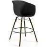 Barkruk - Scandinavisch Design - Donkere Houten Poten - Pirela image 7